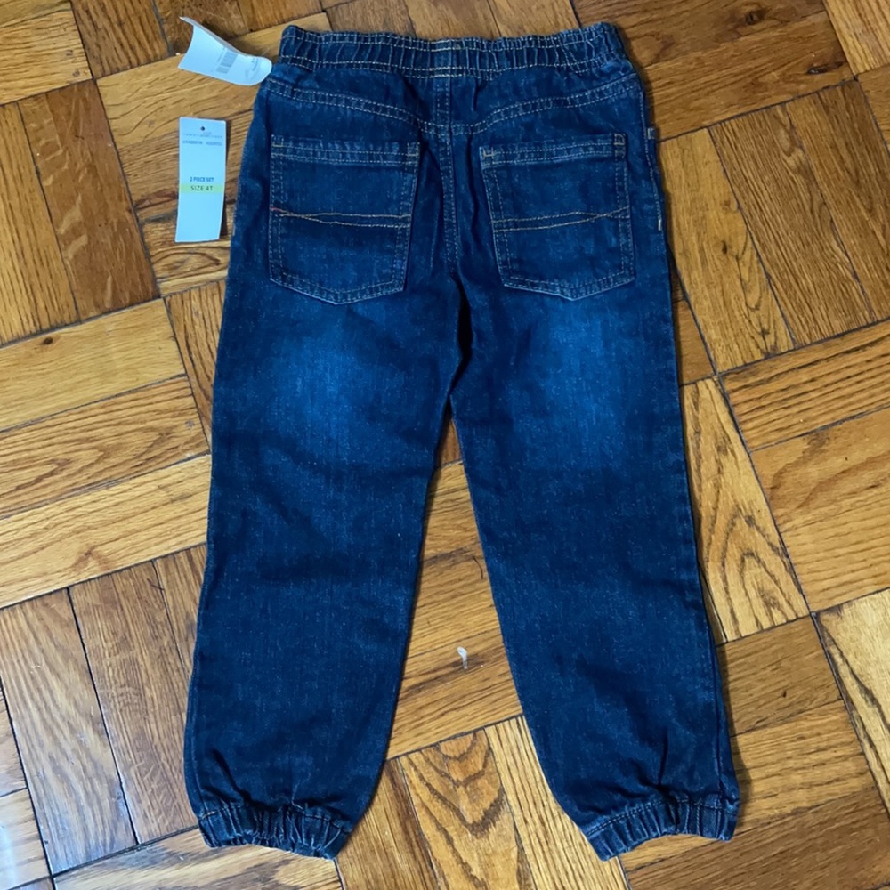 TOMMY HILFIGER  4T JOGGER JEANS PANT NWT